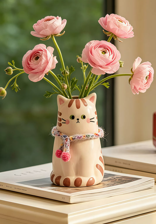 Whisker Bloom Artisan Vase