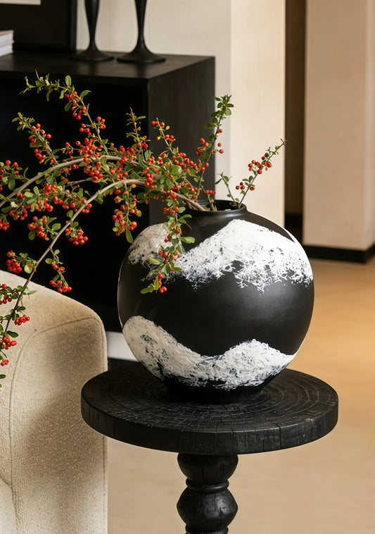 Moon Belly Vintage Flower Vase