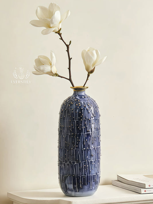Ivory Crest Narrow Neck Vase
